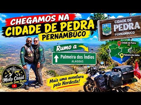 Cidade de Pedra Pernambuco Rumo a Palmeira dos Índios Alagoas.