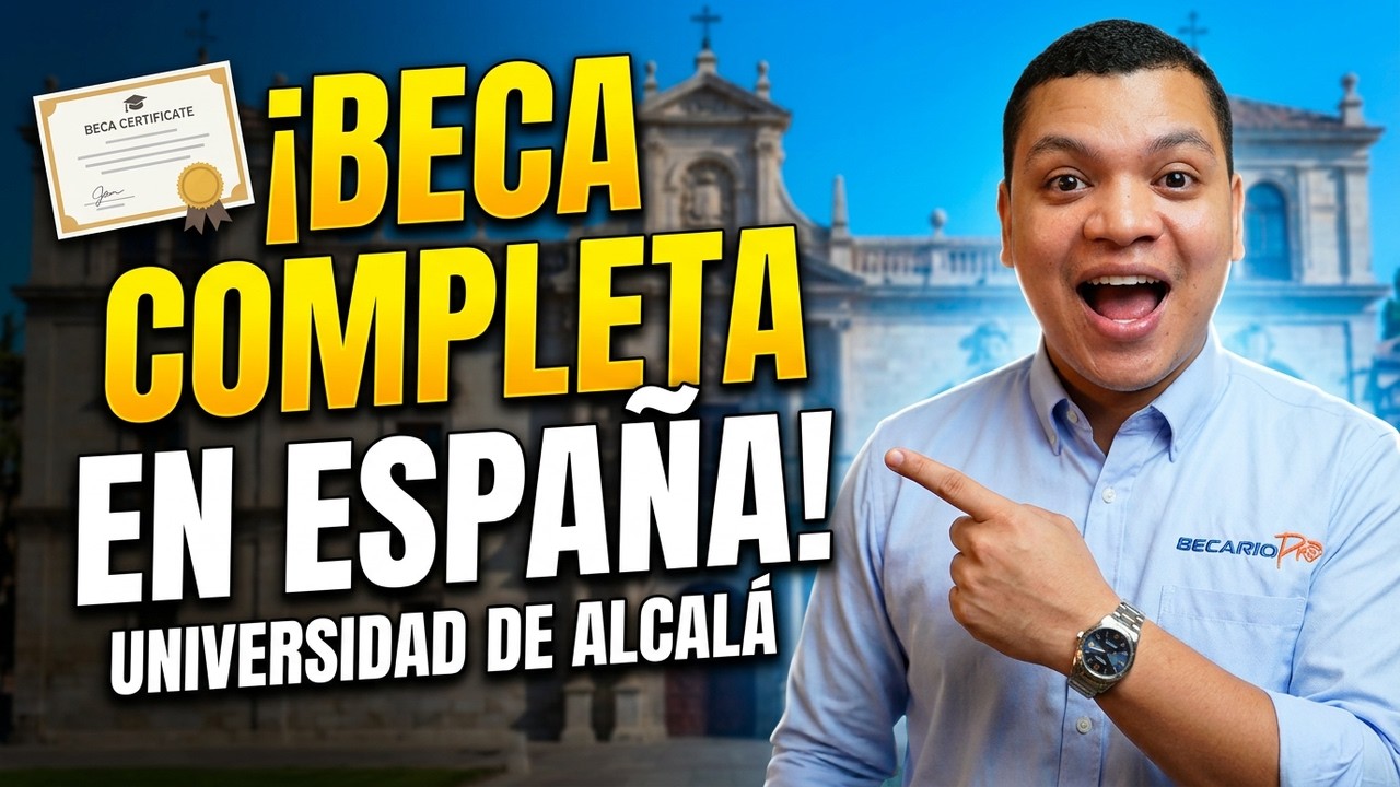 Beca Univ. de Alcalá 2026: Estudia tu Máster y TRABAJA legalmente en España 🎓