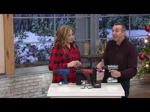 Sun Joe iON 24V Cordless Drill Driver Kit w/ 6 Bits & Carry Case on QVC