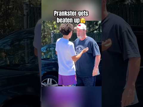 Prankster gets beaten up #shorts #shortvideos #pranks #viralvideos