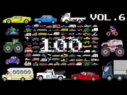 Vehicles Collection Volume 6 - Monster & Street Vehicles, Counting to 100 - The Kids' Picture Show