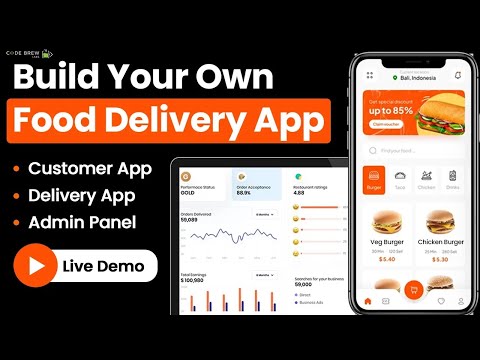 , title : 'How to Build Online Food Delivery App | Food Delivery App Builder | White Label Food App [Live Demo]'