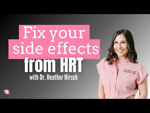 Three common side effects after starting on hormone replacement therapy and how to fix them