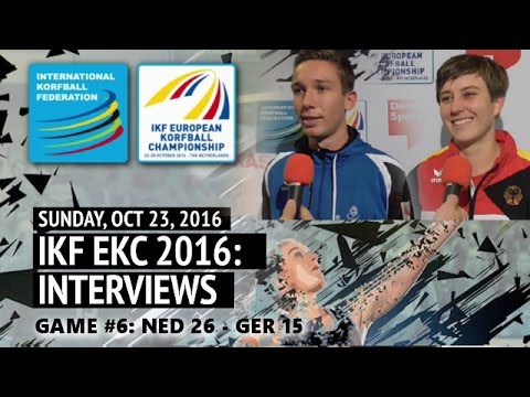 After match Interviews: Game#6 NED - GER (IKF EKC2016)
