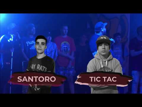 BATALLA DE GALLOS San Lorenzo - SANTORO vs TIC TAC | 8vos