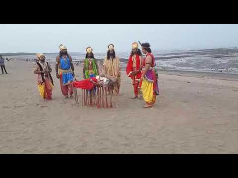 Behind the scenes| Mahabharat shooting on beach