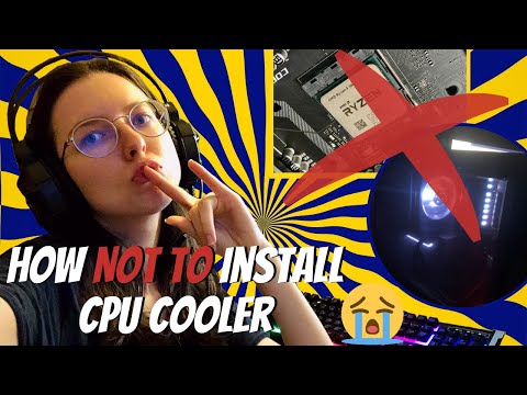 CPU Cooler Installation went wrong (and emotional)