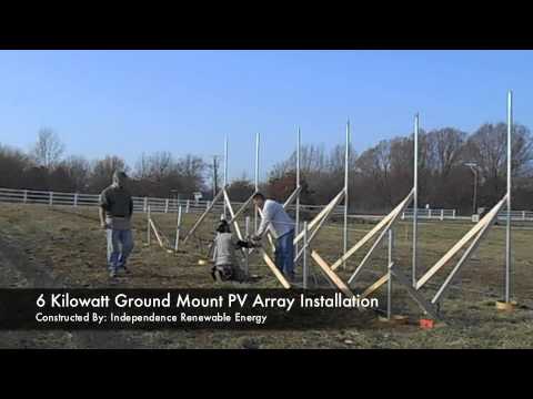 Ground mount installation video