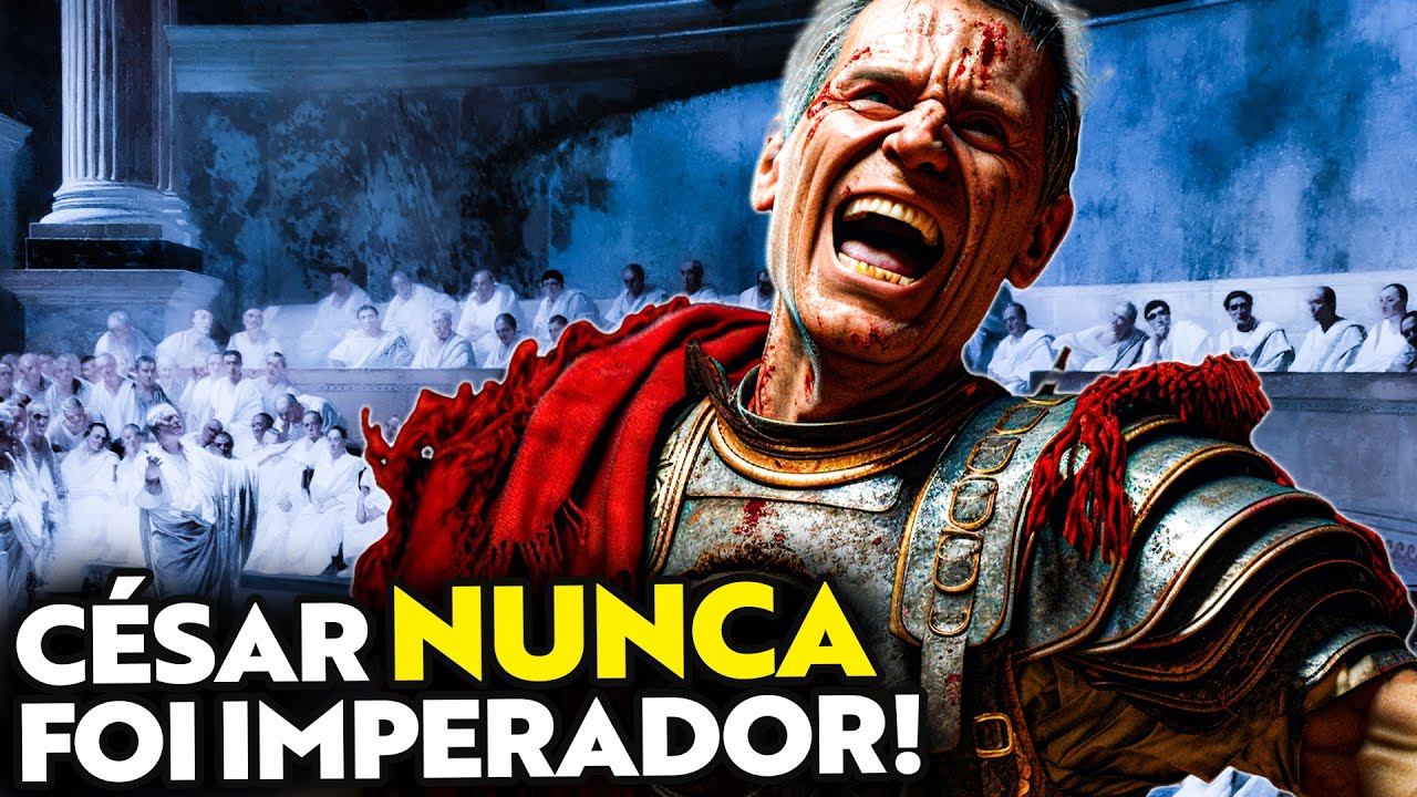 JÚLIO CÉSAR NUNCA FOI IMPERADOR DE ROMA!!