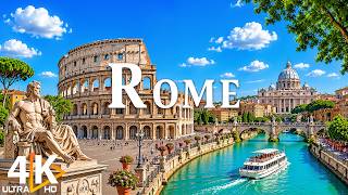 Rome Italy 4K 🇮🇹 | Discover Beautiful Rome – Colosseum, Tiber River & Ancient It