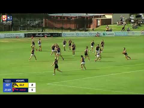 Rd 1 SANFL Snapshot - Glenelg's Matt Allen snaps after a 1-2