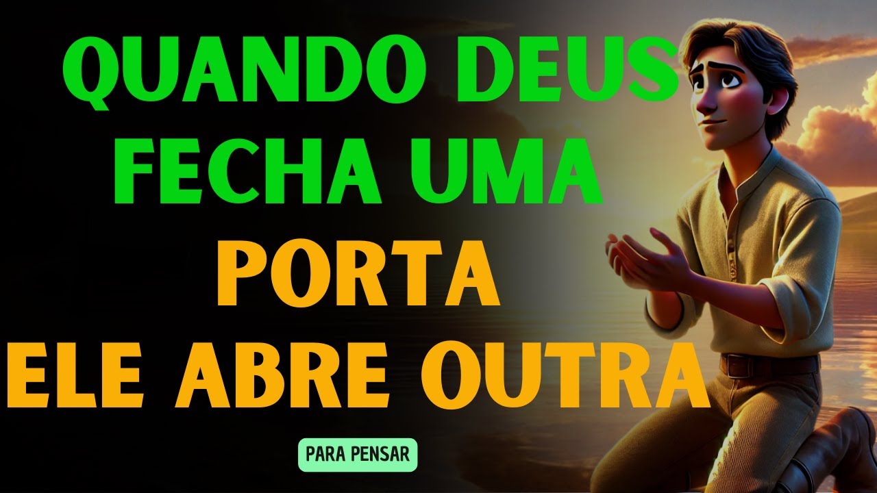 SUA PORTA SE FECHOU? TALVEZ O MAIOR PRESENTE DE DEUS ESTEJA DO OUTRO LADO!