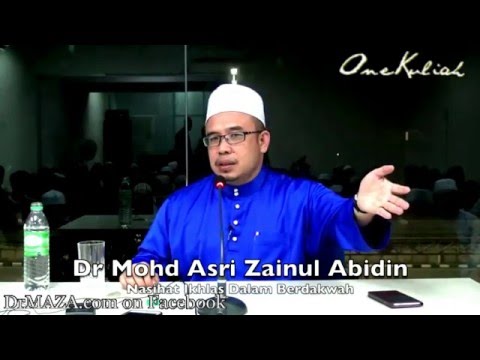 30122015-DATO DR ASRI-Nasihat Dalam Berdakwah