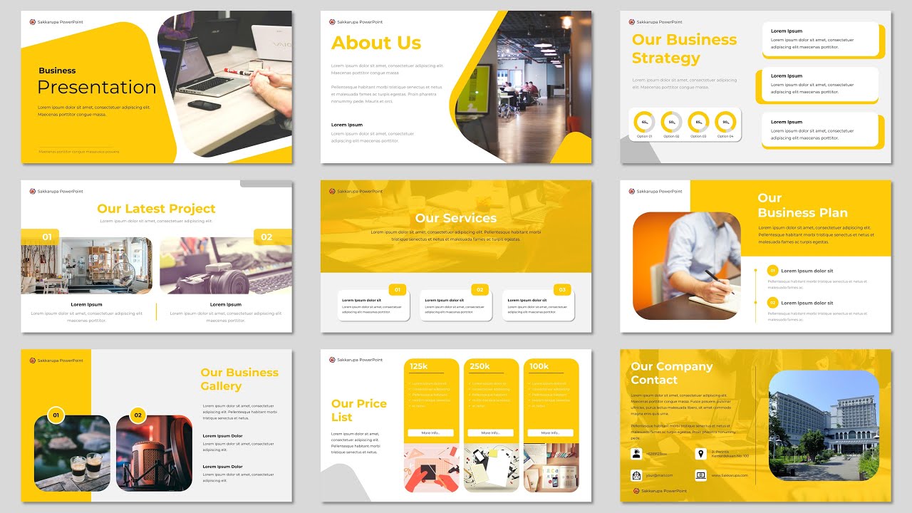 Template PPT Bisnis Keren Free Download - Presentation Template
