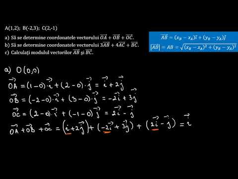 Vectori în reper cartezian | Lectii-Virtuale.ro