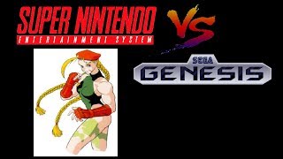 Super street fighter 2  SNES vs Sega Genesis.Music OST/sound comparison