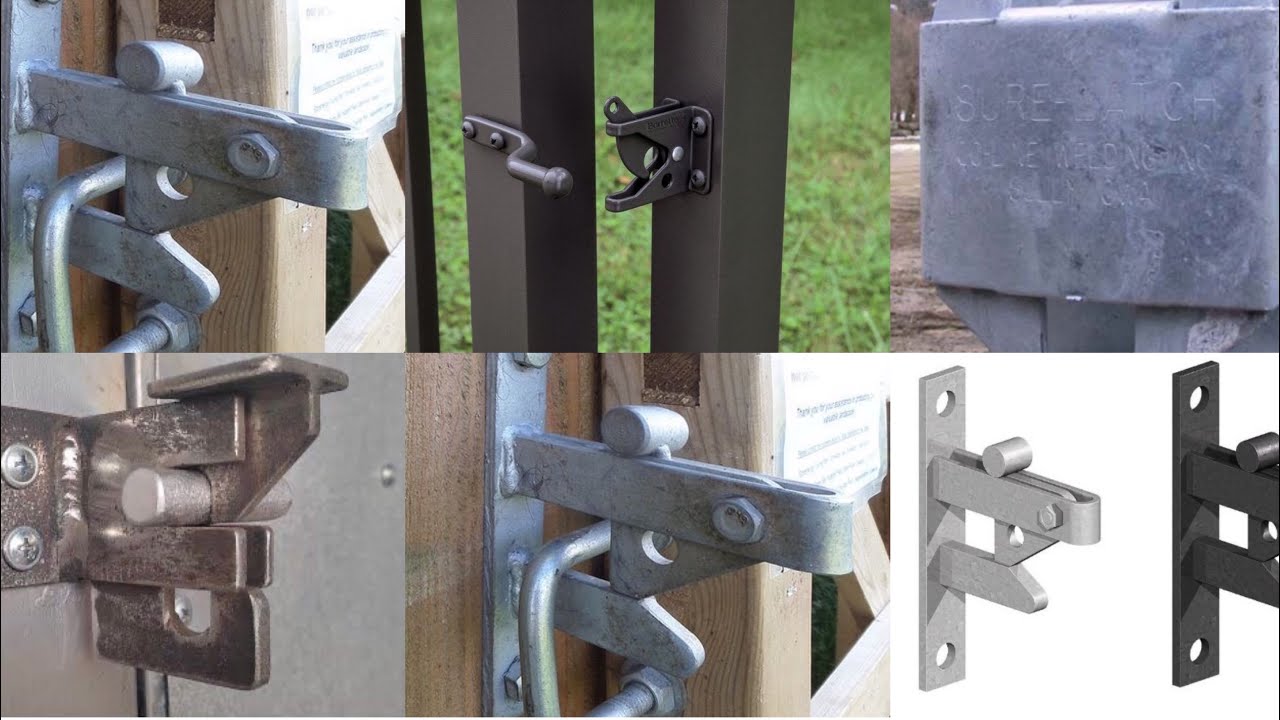 top 5 ideas de pestillo o cerrojo automático para puertas de hierro
