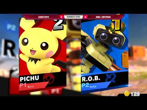 VS Weekly 3/14/19 - Winners Qtrs - DanStrife (Pichu/Lucina) vs AMG | 8BitMan (ROB) - SSBU