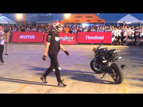 Bike stunts LIVE show in Cambodia