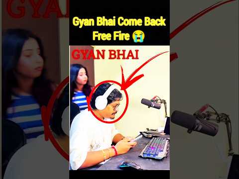 Gyan Bhai 😥Come back free fire 🥳@GyanGaming @ParkingGamer. #shots#freefire #gyangaming#comeback