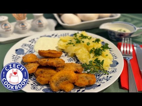Breaded Fried Mushrooms Recipe– Smažené žampióny