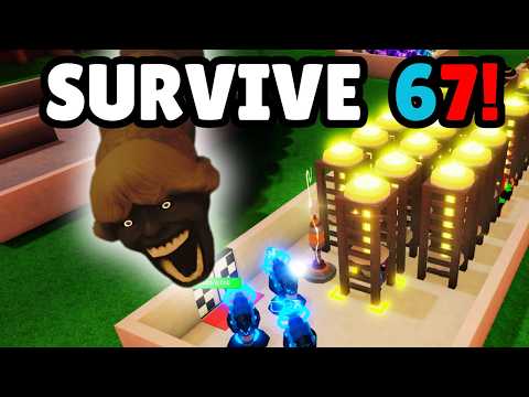 We got INSANE RARE TOWERS In Defend Your Base From 67