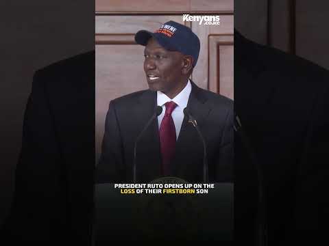 President Ruto opens up on the loss of their firstborn son