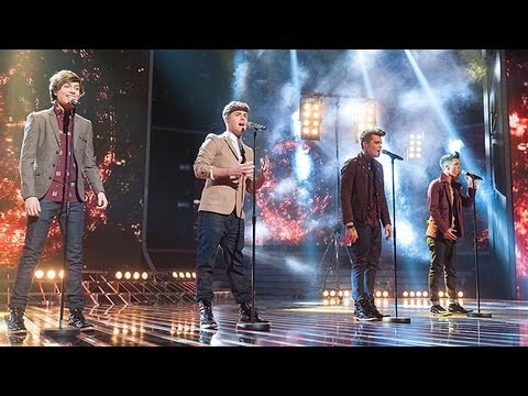 Union J sing Jackson 5's I'll Be There - Live Week 8 - The X Factor UK 2012