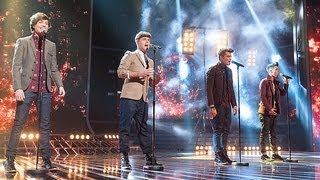Union J sing Jackson 5&#39;s I&#39;ll Be There - Live Week 8 - The X Factor UK 2012