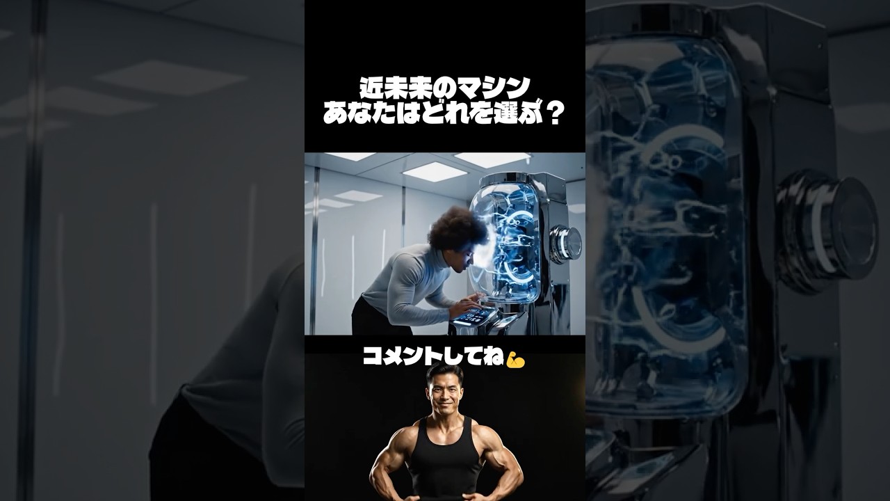 近未来のマシーン、あなたはどれを選ぶ？
