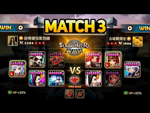 TARS vs MAGIC MAN. SWC2022 China Qualification (BO5) - Summoners War