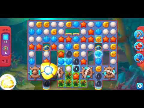 Fishdom. 5925 hard level no boosters and diamonds