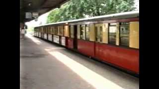 preview picture of video 'West Berlin S-Bahn train rides 1989'