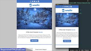 HTML Email Template - Gmail Dark Mode