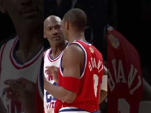 Michael Jordan & Kobe Bryant Mic’d Up Moment from 2003 All-Star Game!