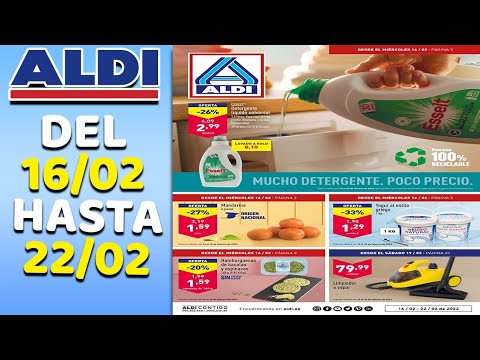 Aldi novedades esta semana del 16/2 al 22/2 🔥 Limpiador a vapor panificadora ofertas y rebajas 🤩👍