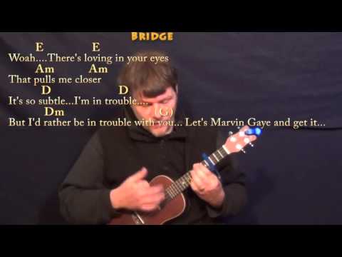 Marvin Gaye (Charlie Puth) Ukulele Cover Lesson with Chords/Lyrics - Capo 4th