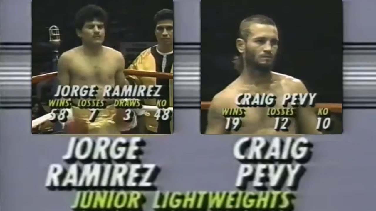 Jorge Ramirez vs. Craig Pevy: 1992 Boxing Showdown