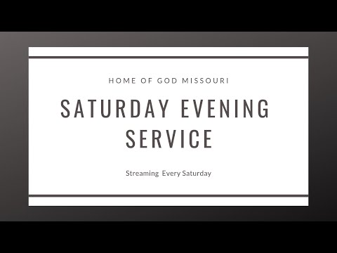 Saturday Evening Service 04/03/2021