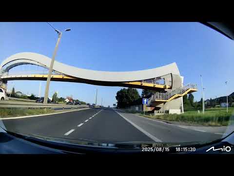 Przejazd #DK7 Kraków - Myślenice #zakopianka 15 sierpnia 2025