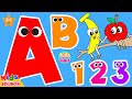 ABC, 123 & Shapes Learning Videos For Preschool | ABC And One Two Three | ABC Phonics Song