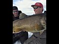Giant Lake Trout Fishing - Jigging in the Lake Ice Fishing
