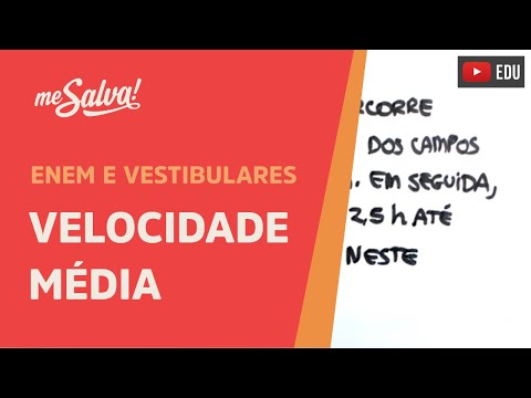 Me Salva! CIN01 - Velocidade Média