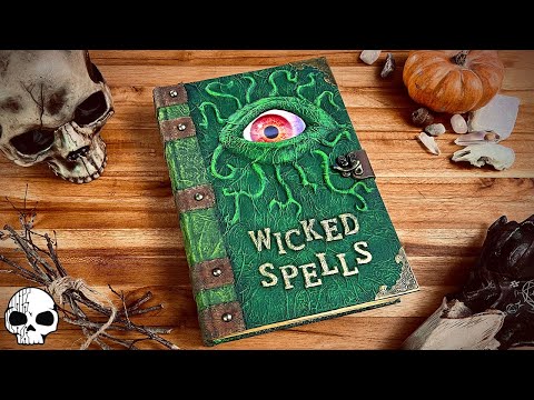 How to make a Spellbook with a MOVING EYE!