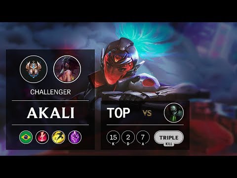 Akali Top vs Urgot - BR Challenger Patch 9.20