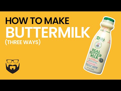 How to Make Buttermilk (3 Ways)