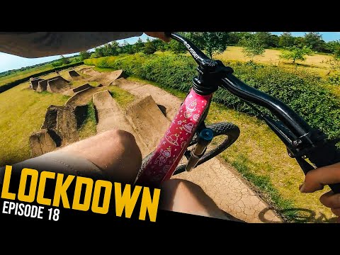 RIDING ALL THE BACKYARD DIRT JUMPS FEELS INSANE!! LOCKDOWN EP18