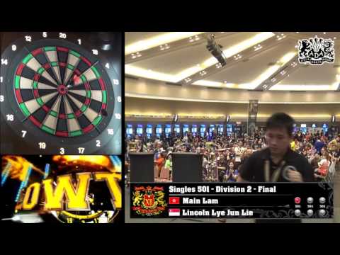 The 12th ADA International Darts Tour - Singles 501 Division 2 - Final