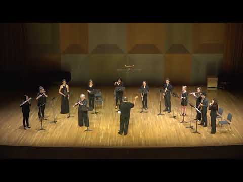 Thomas Sleeper - Concerto for Flute and Flute Orchestra, Trudy Kane & Frost Flute Ensemble
