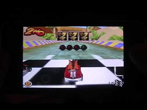 crash bandicoot nitro kart 3d para ipod